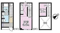 MOK-TERRACE NERIMA Villa 108 1階ワンルームの間取り