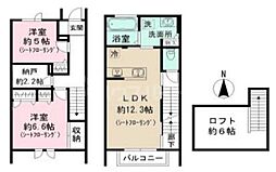 間取図画像 2SLDK
