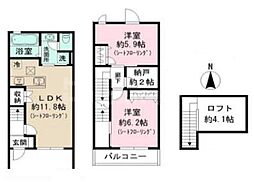 間取図画像 2SLDK