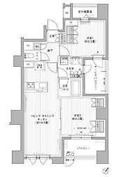 メゾン クロロ 2LDKの間取図画像