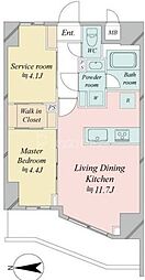 間取図画像 1SLDK