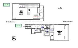 間取図画像 1LDK