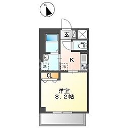 Arume本蓮沼 1LDKの間取図画像