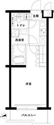 ルーブル高島平弐番館 1Kの間取図画像