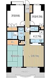 モアステージ赤羽 3LDKの間取図画像