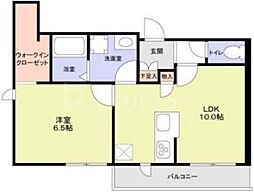 Ciel Est Takino 1LDKの間取図画像