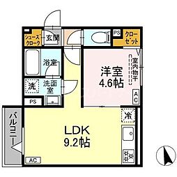 セレスティア羽沢B棟 2階