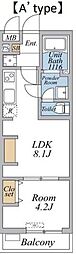 リブリ・西台 1LDKの間取図画像