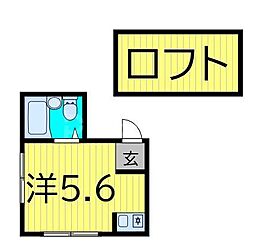 イーストコート大塚台 ワンルームの間取図画像