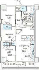 物件の間取り