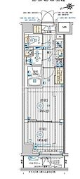 板橋区高島平7丁目マンション 2Kの間取図画像
