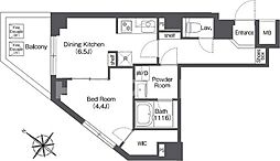 COMFORIA志村坂上 1DKの間取図画像