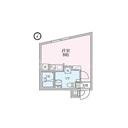 RAMli板橋本町 ワンルームの間取図画像