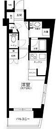 プライムコート大山 1Kの間取図画像