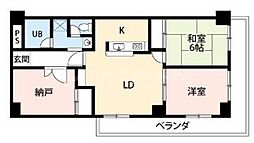 リス・ブラン・ド舟渡 3LDKの間取図画像