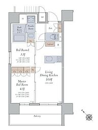 HAYANO Residence 大塚 2LDKの間取図画像