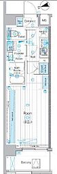 フュージョナル赤羽イースト 1Kの間取図画像