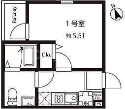 モダンアパートメント上板橋 2階
