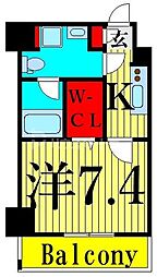 SPコート尾久ノース 1Kの間取図画像