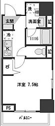 レピュア赤羽マークイースト 1Kの間取図画像