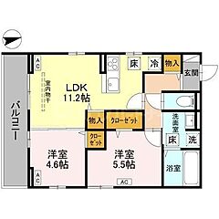 物件の間取り