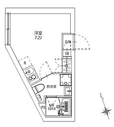 MAISHIN桜台 ワンルームの間取図画像