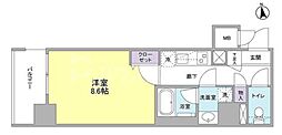 VANTAGEHASUNE 1Kの間取図画像