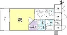VANTAGEHASUNE 1Kの間取図画像