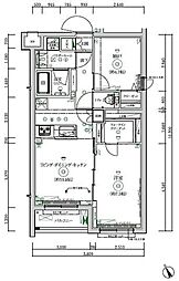 板橋区三園1丁目マンション 1SLDKの間取図画像