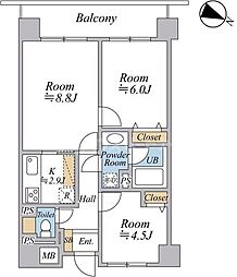Belleviage Shimura 5階