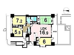 メイツ黒川 4LDKの間取図画像