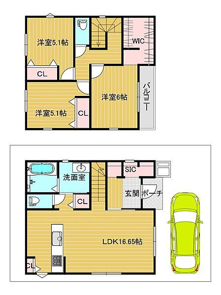 間取りを拡大表示