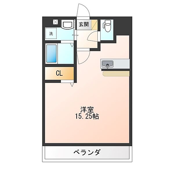 ジュエルコート 508｜栃木県宇都宮市平松本町(賃貸マンション1R・5階・36.66㎡)の写真 その2