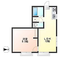 ビレッジ旭ヶ丘 201 ｜ 栃木県宇都宮市兵庫塚１丁目6-25（賃貸アパート1LDK・2階・39.69㎡） その2