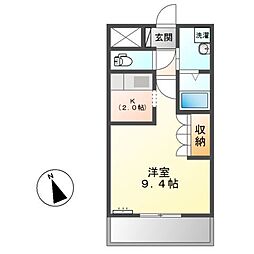 ピアナ・ルナ ワンルームの間取図画像