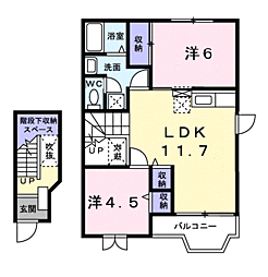 🉐敷金礼金0円！🉐ヴィラ・エトワ−ル