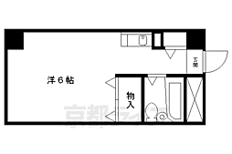 セ・モア京都 ワンルームの間取図画像