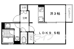 LEBENSBAUM 1LDKの間取図画像