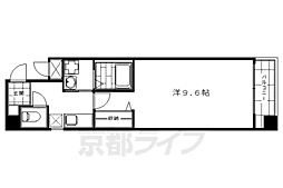 ビレイユ真英高辻富小路 1Kの間取図画像