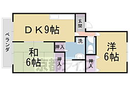 ジュネスハイカムール 2LDKの間取図画像