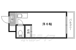 アヴェニール佐藤 1Kの間取図画像