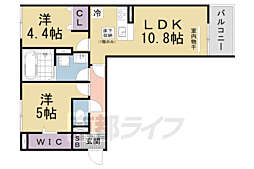 LUMIERE DU SOIR DEUX 2LDKの間取図画像