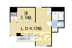 EPOCH岡崎 1LDKの間取図画像