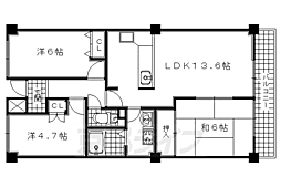 ディック・ベル 3LDKの間取図画像