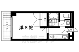 カーサベルディ 1Kの間取図画像