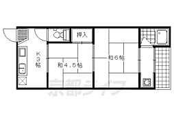 ラ.シノン 2Kの間取図画像