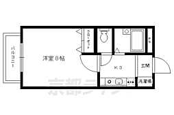 アパートメントセンターアイランド 1Kの間取図画像