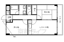ドルチェ・ナギツジ 2LDKの間取図画像