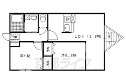 ルピック 2LDKの間取図画像