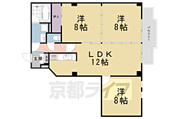 エグゼ東山 3LDKの間取図画像